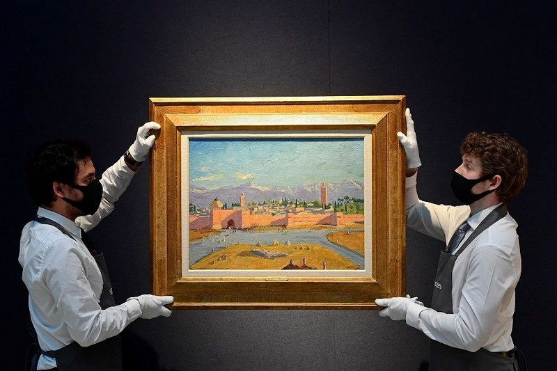  لوحة رسمها تشرشل لمسجد بالمغرب تباع بـ9.7 مليون دولار