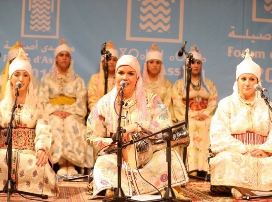  حفل صوفي بهيج ضمن مهرجان ليالي رمضان تحييه مجموعة ارحوم البقالي للحضرة الشفشاونية