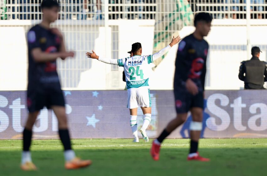  البطولة الاحترافية “إنوي” للقسم الأول (مؤجل الدورة 17).. الرجاء الرياضي يتعادل مع ضيفه اتحاد طنجة (1-1)