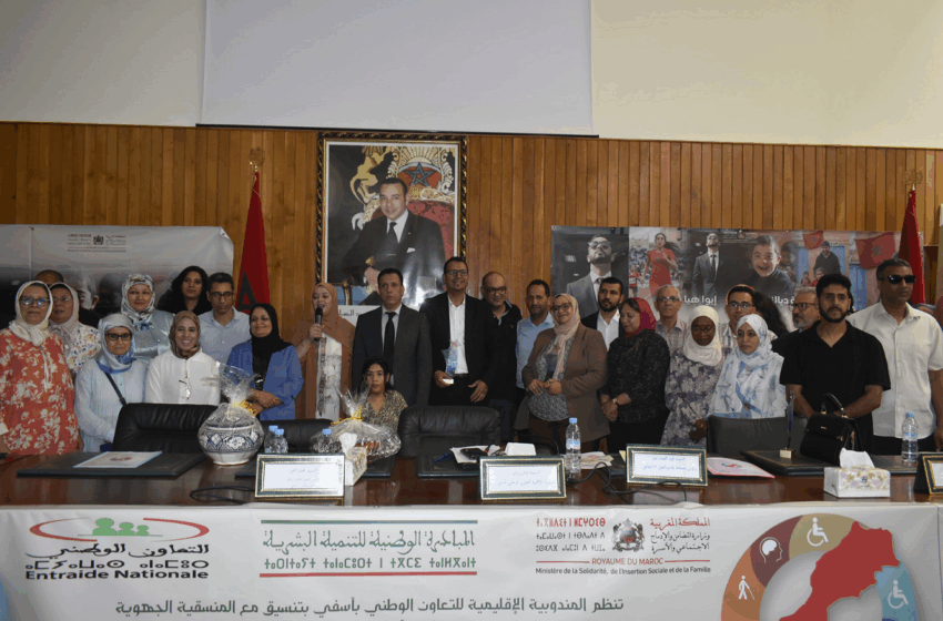 اسفي: اختتام الندوة الجهوية في إطار الحملة الوطنية الأولى لإذكاء الوعي بالإعاقة تحت شعار “نغيرو النظرة ديالنا… إيوا هيا دابا…”