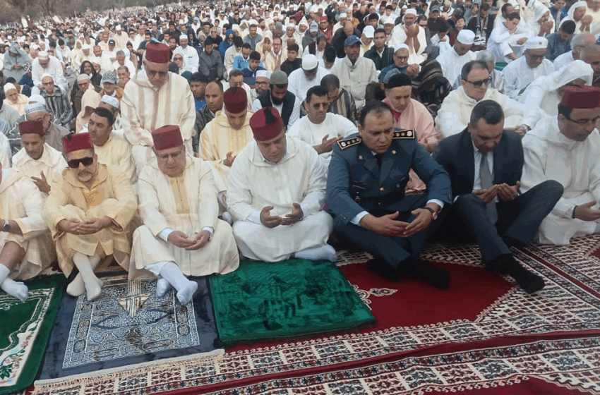 عامل اقليم اسفي يؤدي صلاة عيد الأضحى المبارك في أجواء روحانية وإيمانية مهيبة