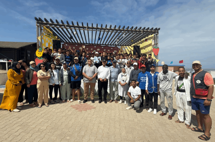 المخيم الوطني بشاطئ البدوزة إقليم اسفي فضاء ملائم لتحسين العرض التربوي للبرنامج الوطني للتخييم