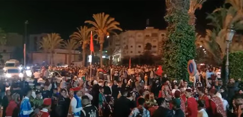 احتفالات كبيرة   بإقليم اسفي بعد القرار الأممي التاريخي الداعم للحكم الذاتي بالصحراء المغربية