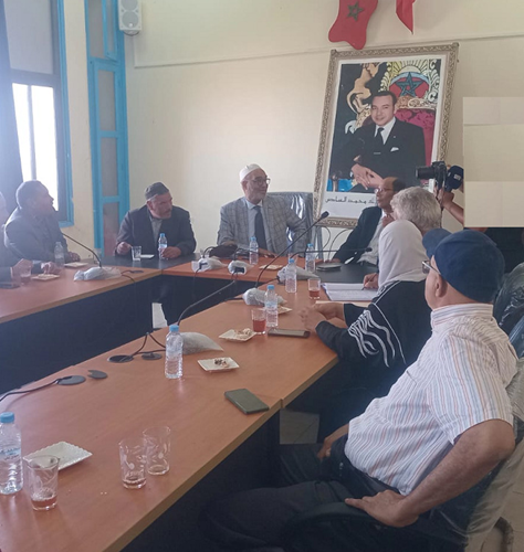  ساكنة الكاب البدوزة إقليم اسفي تنظم مسيرة رمزية احتفالا بالذكرى الخمسين للمسيرة الخضراء