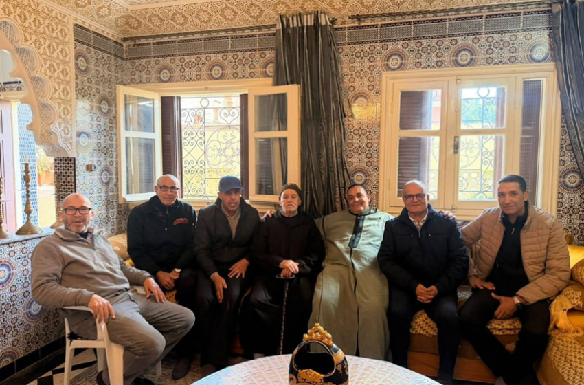  زيارة ود ومجالة للحاج بوجمل أحد قيدومي قطاع الصيد البحري بميناء اسفي