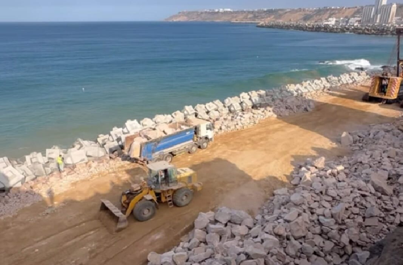  أشغال تحصين وتدعيم معلمة “قصر البحر” بآسفي تشرف على الانتهاء