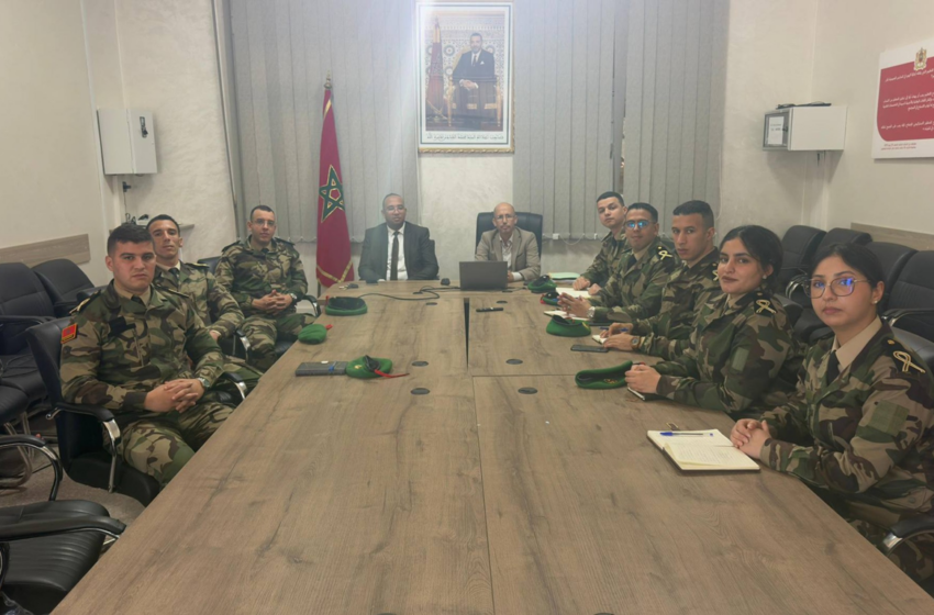  وفد من رجال السلطة المتدربين في زيارة ميدانية للمديرية الإقليمية للتعليم باسفي