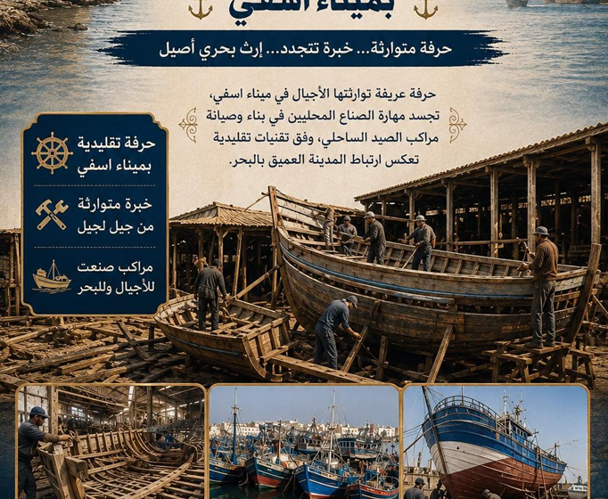  رواد صناعة مراكب الصيد الساحلي بآسفي: ذاكرة بحرية تستحق الخلود