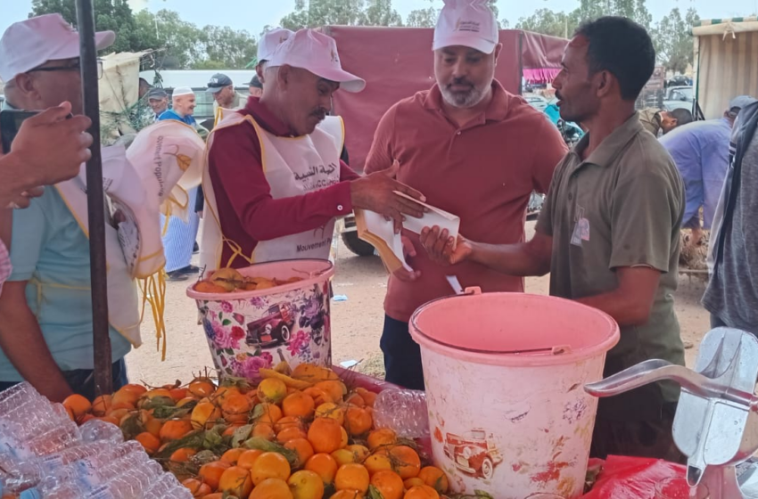  استقبال حار لمرشح حزب الحركة الشعبية عادل السباعي  بسوق ثلاثاء بوكدرة .. حضور ميداني ونقاش مباشر مع المواطنين