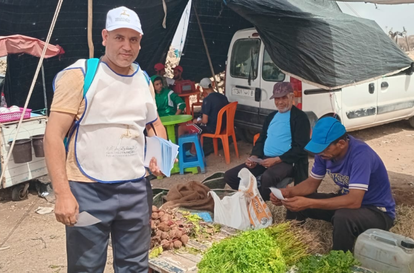  بسوق حد احرارة.. عبد الحكيم بلخال يقود حملة حزب الوحدة والديمقراطية ويخاطب انتظارات الناخبين